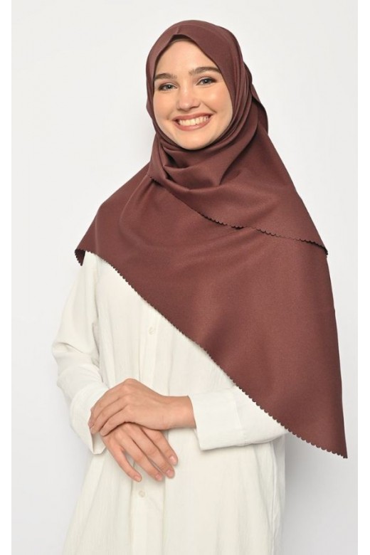 Pasmina Oval Azzura Instan Lasercut Choco Chip